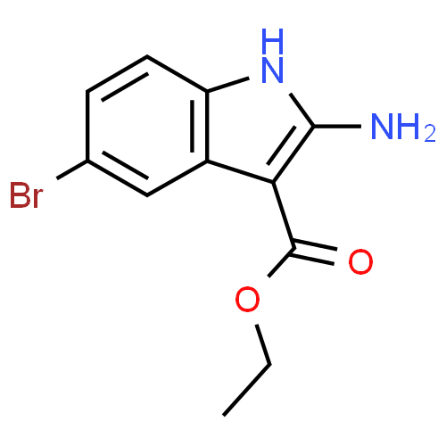 1242140-62-0|ethyl 2-amino-5-bromo-1H-indole-3-carboxylate  